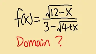 How to find the domain of a rational function with square roots (we need three conditions)