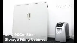 Wido Steel Filing Cabinet 90 x 90cm Product Video (MCABINETS)