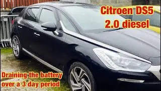 DS5, parasitic draw / battery drain diagnosis & repair