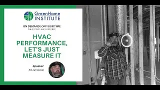 HVAC performance, Lets just measure it