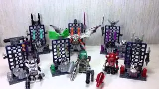 Custom Kreon Predaking, Galvatron, Dreadwing, Hound, Cliffjumper, Jazz Kre O Transformers Review