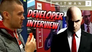 HITMAN 2 Developer Interview & Goodiebag Unboxing From Gamestop |