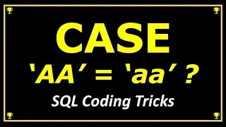 SQL SERVER CASE SENSITIVITY