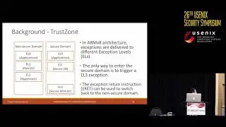 USENIX Security 17 - Ninja: Towards Transparent Tracing and Debugging on ARM