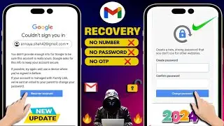 How to Recover Gmail Account without Phone Number and Recovery Email 2024 || Google Account Recovery