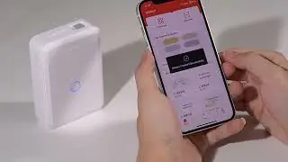 Impressora De Etiquetas Térmicas Portátil Niimbot D110 Sem Fio, Bluetooth, Rotuladora Android, IOS.