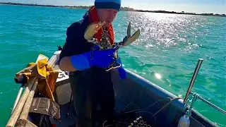 WILD SEA ! Hand Pulling 24 Lobster Pots - Catch and Cook Lobster