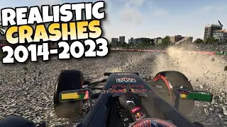 F1 REALISTIC CRASHES 2014 - 2023 #2