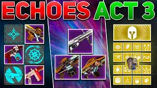 NEW Artifact Perks, New Echoes Weapons & Exotic Class Item Attunement | Destiny 2 The Final Shape