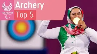 Tokyo 2020s Top 5 Archery Moments 🏹  | Paralympic Games