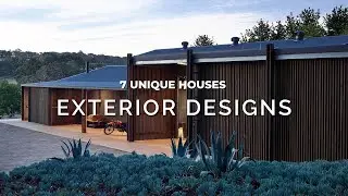 7 Unique Exterior House Designs! Inspiring Architecture, Designer Homes & Luxury Locations