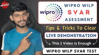 Wipro WILP SVAR Assessment Test 2024 | Practice Resources, Live Test & Tips And Tricks