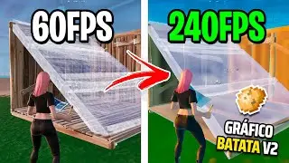 COMO COLOCAR GRÁFICOS DE BATATA/MASSINHA NO FORTNITE! (+FPS e 0 DELAY)