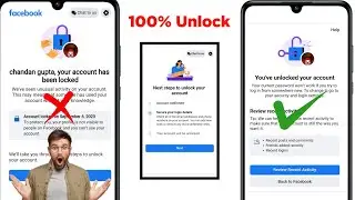 Your account has been locked fb problem solved 2023 how to unlock facebook account without id proof