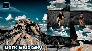 Tutorial Edit Foto seperti Photographer - Lightroom preset | Dark blue sky