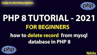 How to Delete data in PHP from Database | #delete #php #database