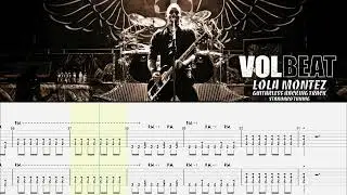 VOLBEAT - Lola Montez [GUITARLESS BACKING TRACK + TAB]