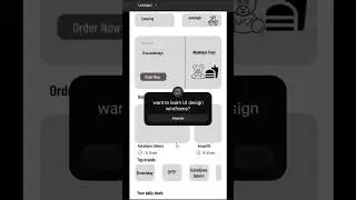 How to create wireframe of food delivery app #figma #uiux #ui #appdesign #uidesign #shorts #facts