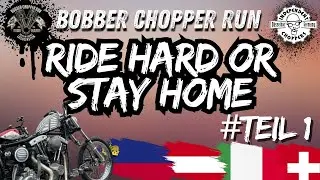 Independent Choppers - Custombikes on Tour - Bobber Chopper Run - Harley Davidson