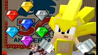 All Chaos Emeralds Locations & Super Sonic in Minecraft Sonic DLC