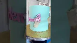 Mini Ice Cream Cone Cake - Start to Finish!