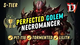 THE BEST Diablo 4 Build Necromancer PERFECTED ENDGAME Guide (Season 4)