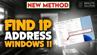 How to Find the IP address in Windows 11 PC 2024