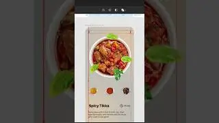 Food App UI design in Figma / Adobe xd