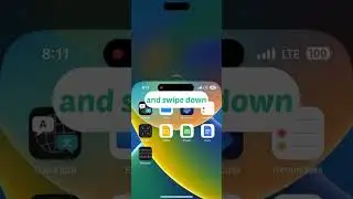⬇️SHIFTING the screen DOWNWARD? 👀 iOS tips and tricks 📱