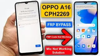 OPPO A16 FRP Bypass | New Trick 2023 | OPPO A16 CPH2269 Google Account Bypass | A16 Google Bypass |