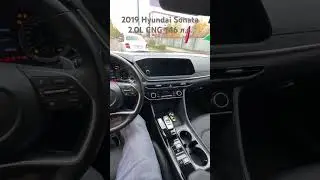 2019 Hyundai Sonata 2.0L CNG 146 л.с. запуск двигателя #test