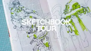 Sketchbook Tour - A real travel sketchbook