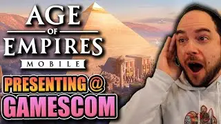 I presented Age of Empires Mobile at Gamescom, the biggest gaming conference in the world