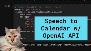 Speech to Calendar with OpenAI's Whisper