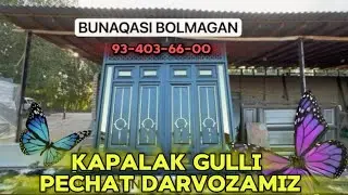 KAPALAK GULLI DARVOZA | O’ZGACHA USLUBDA | darvoza narxlari 2024