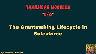 The Grantmaking Lifecycle in Salesforce 