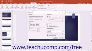PowerPoint 2016 Tutorial Setting Up the Slide Show Microsoft Training