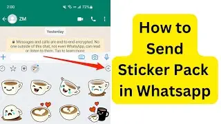 The EASIEST Way to Send Whatsapp Sticker Packs Quickly