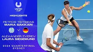 Tsitsipas/Sakkari v Zverev/Siegemund Highlights | United Cup 2024 Quarterfinal