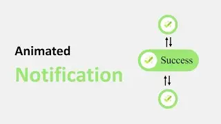 How To Make Animated Notification Using html, css and javascript