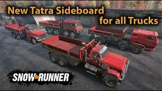 SnowRunner | New Tatra Sideboard Mod (works on every truck)