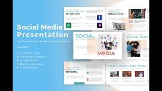 Free Social Media Presentation Template