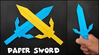 How to make paper sword || Paper Craft || Paper Plane 286