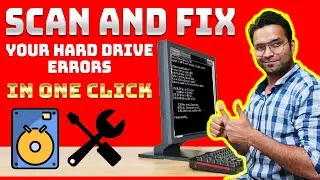 Hard Drive Error kaise thik karein | How to Scan and Fix a Hard Drive Using Chkdsk in a Single Click