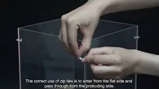 How to assemble acrylic display box？