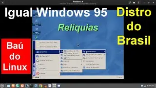 Freedows era uma Distro Brasileira muito parecida com o Windows 95. Baú do Linux - Relíquias