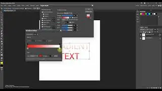 Gradient Text in Photopea