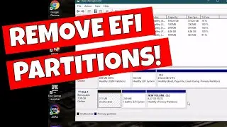 Remove Or Delete EFi Or erase Problem System Partitions On USB PCIE SSD Or HDD