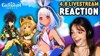 NATLAN TEASER?? 4.8 LOOKS INCREDIBLE | Genshin Impact 4.8 Livestream Reaction