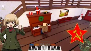 Katyusha - Russian Folk Song on roblox virtual piano | SHEETS